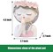 Small Fairy Succulent Plant Pot Face Planters Pots Head Flowerpot Cute Little Girl with Drainage Hole Succulent Cactus Flower Head Planters